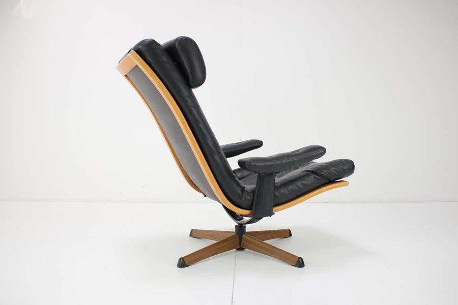 Mid century swivel chair by gote mobler, 1960s – A rare vintage treasure