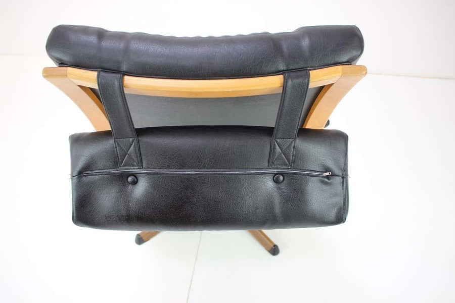 Mid century swivel chair by gote mobler, 1960s – A rare vintage treasure