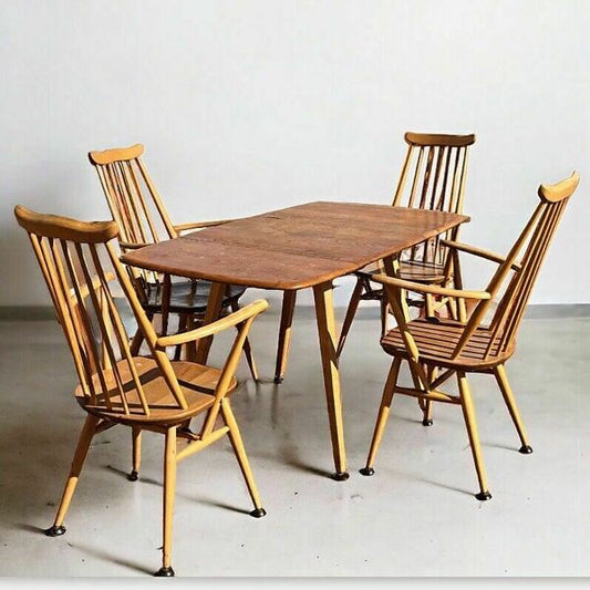 Vintage extending ercol table and chairs – A rare vintage treasure