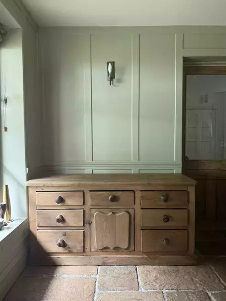 Antique solid pine sideboard dresser drawers cupboard server buffet – A rare vintage treasure