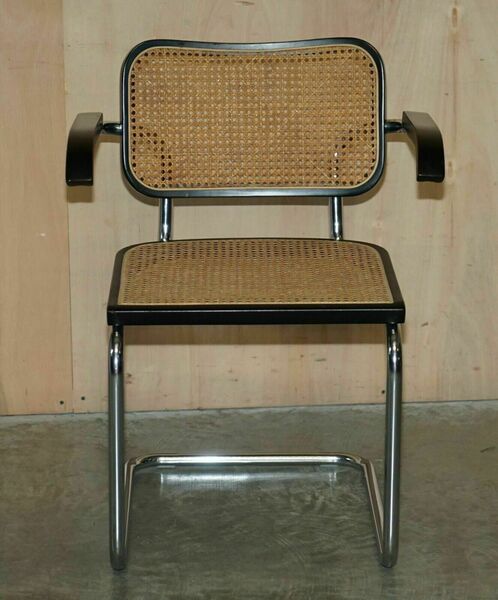 Four vintage 1970 made in italy stamped marcel breuer cesca knoll dining chairs – A rare vintage treasure