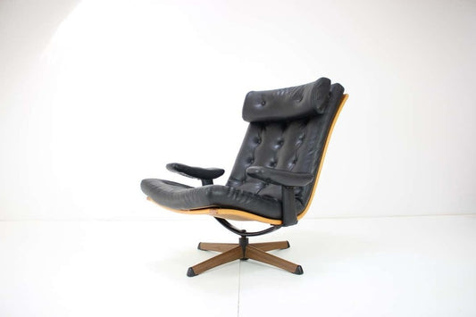 Mid century swivel chair by gote mobler, 1960s – A rare vintage treasure