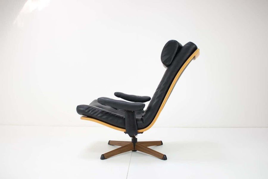 Mid century swivel chair by gote mobler, 1960s – A rare vintage treasure