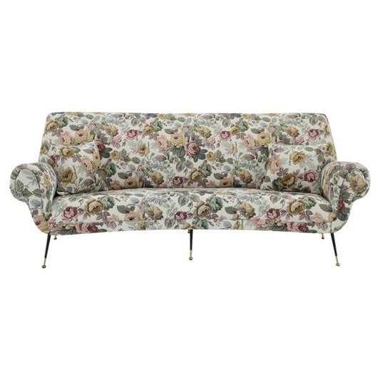 1950s italian curved "banana" 3 seater sofa – A rare vintage treasure